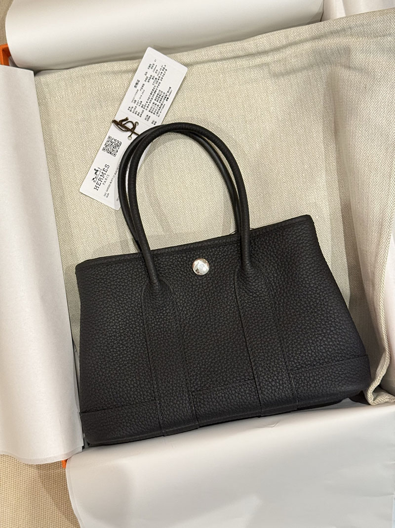 エルメスコピー ガーデンパーティー 定価 HERMES ガーデンパーティ 30 TPM エベンヌ ネゴンダ シルバー金具 2524122 - 画像 (15)