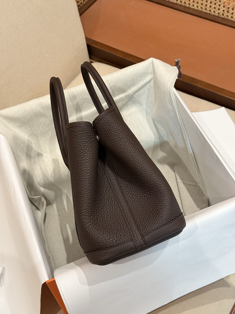 エルメスコピー ガーデンパーティー 定価 HERMES ガーデンパーティ 30 TPM エベンヌ ネゴンダ シルバー金具 2524122 - 画像 (13)