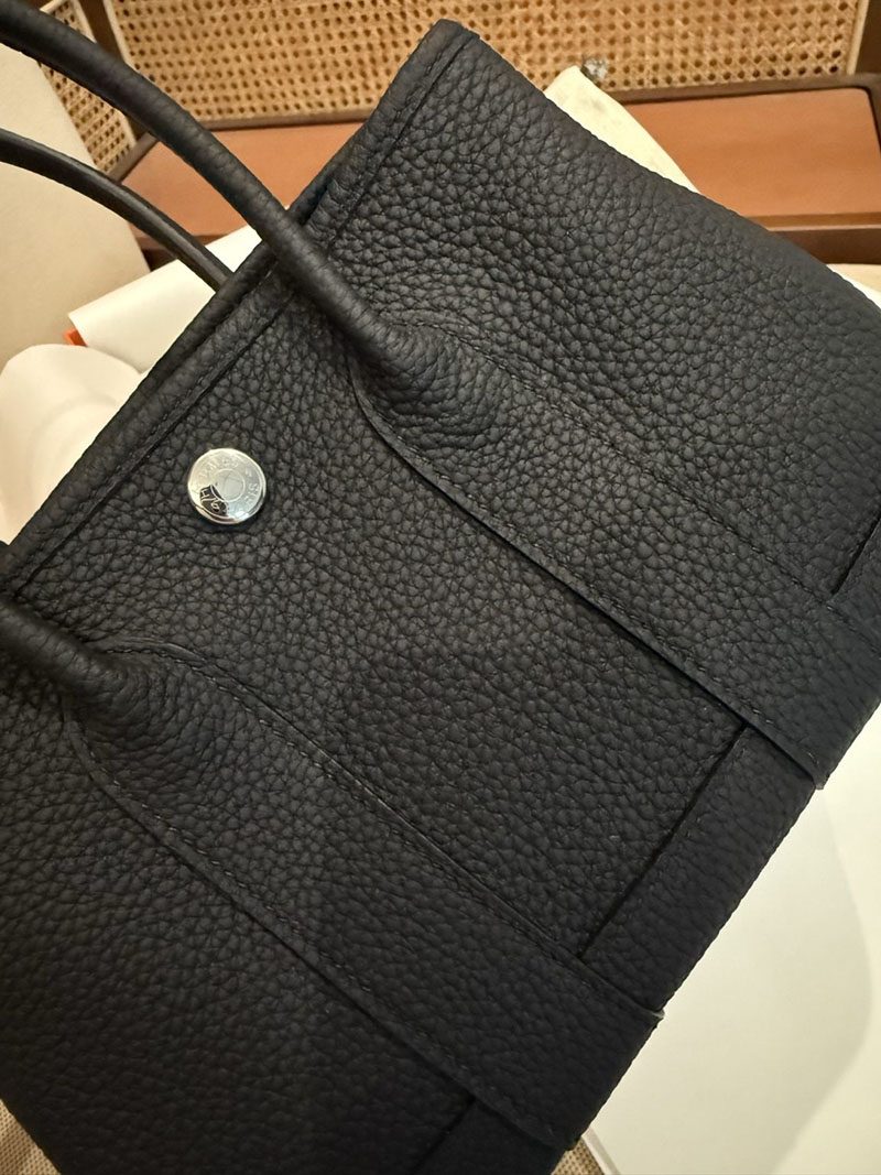 エルメスコピー ガーデンパーティー 定価 HERMES ガーデンパーティ 30 TPM エベンヌ ネゴンダ シルバー金具 2524122 - 画像 (11)