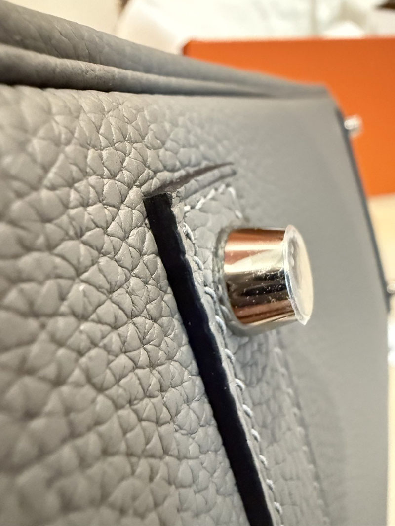 エルメスコピー バーキン30 定価 HERMES バーキン30 グリメイヤー トゴ シルバー金具 2524125 - 画像 (8)