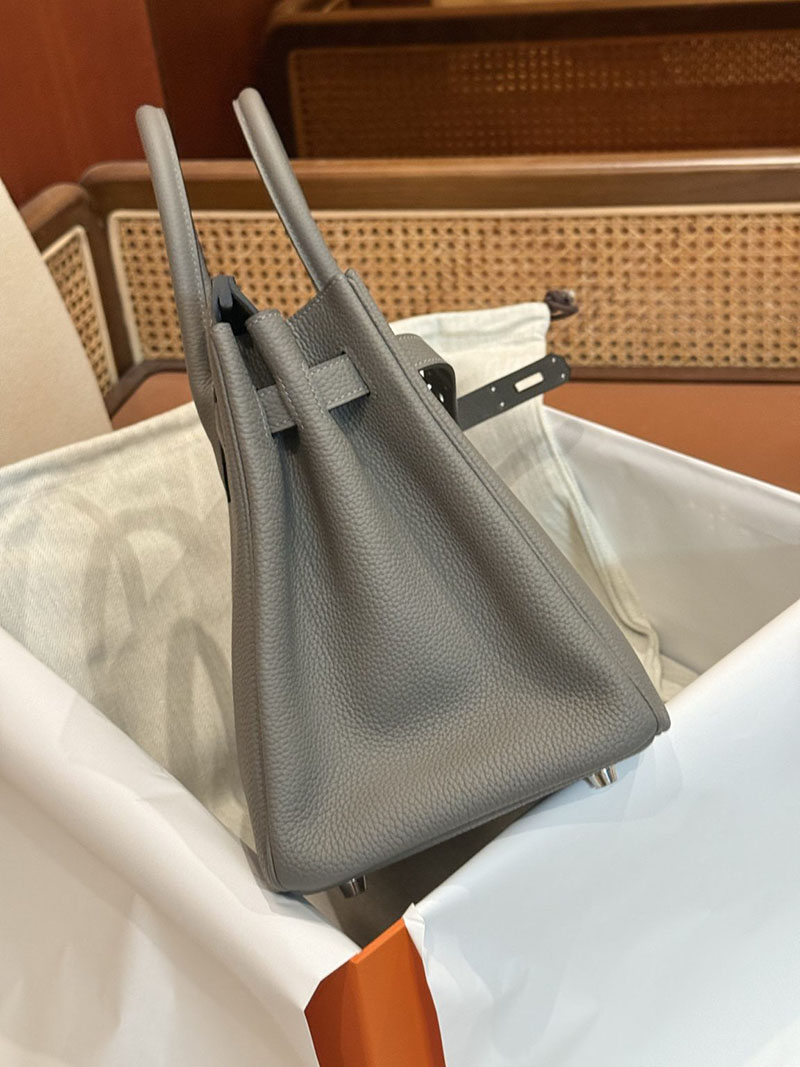 エルメスコピー バーキン30 定価 HERMES バーキン30 グリメイヤー トゴ シルバー金具 2524125 - 画像 (2)