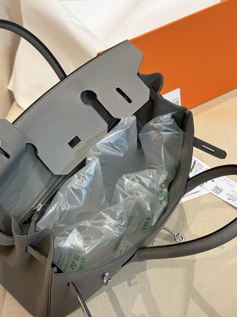 エルメスコピー バーキン30 定価 HERMES バーキン30 グリメイヤー トゴ シルバー金具 2524125 - 画像 (12)