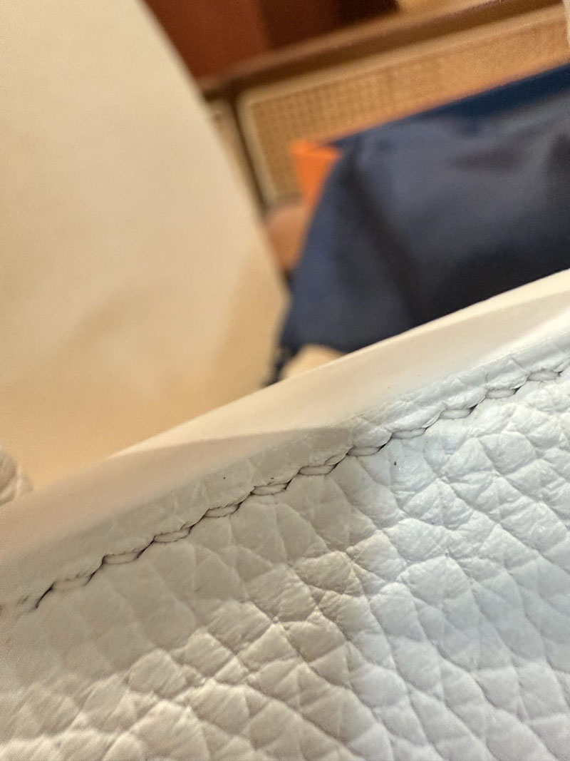 エルメスコピー バーキン20 定価 HERMES バーキン 20 セリエ ベトン トリヨンクレマンス/クロコダイル アリゲーターマット シルバー金具2524128 - 画像 (16)