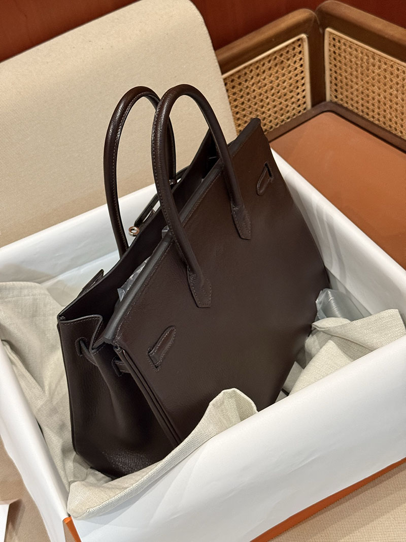 エルメスコピー バーキン25 定価 HERMES バーキン35 アバンヌ シェブルミゾル シルバー金具 2524129 - 画像 (7)