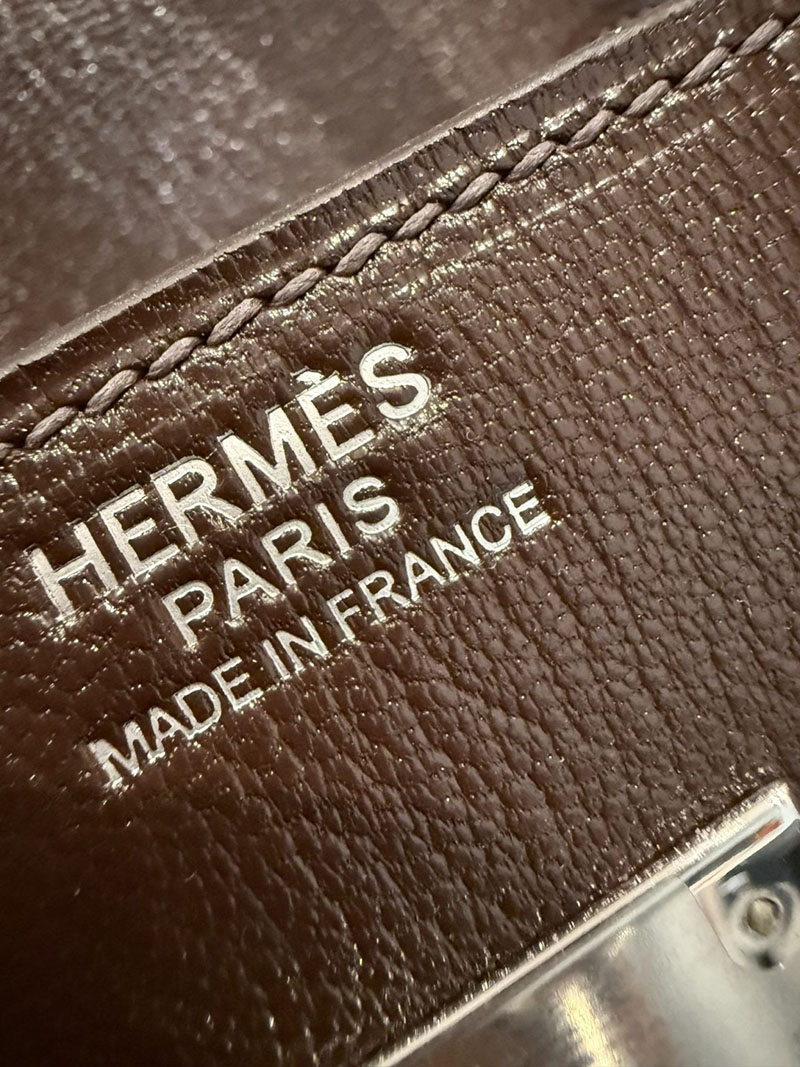 エルメスコピー バーキン25 定価 HERMES バーキン35 アバンヌ シェブルミゾル シルバー金具 2524129 - 画像 (12)
