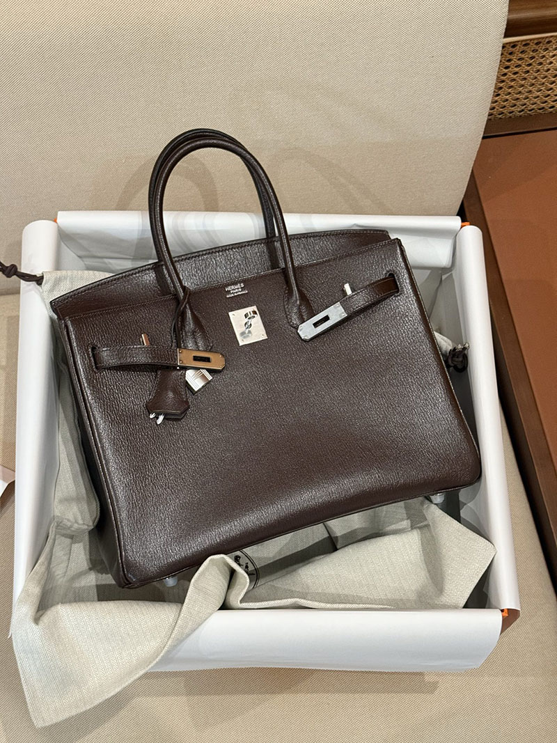 エルメスコピー バーキン25 定価 HERMES バーキン35 アバンヌ シェブルミゾル シルバー金具 2524129 - 画像 (9)