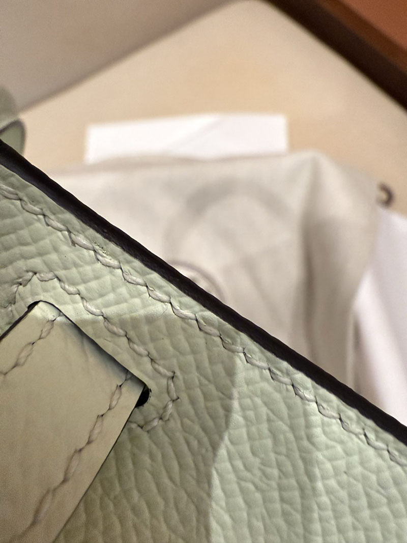 エルメスコピー ミニケリー 定価 HERMES ケリーミニ2 外縫い ヴェールフィズ ヴォーエプソン シルバー金具 2524130 - 画像 (3)