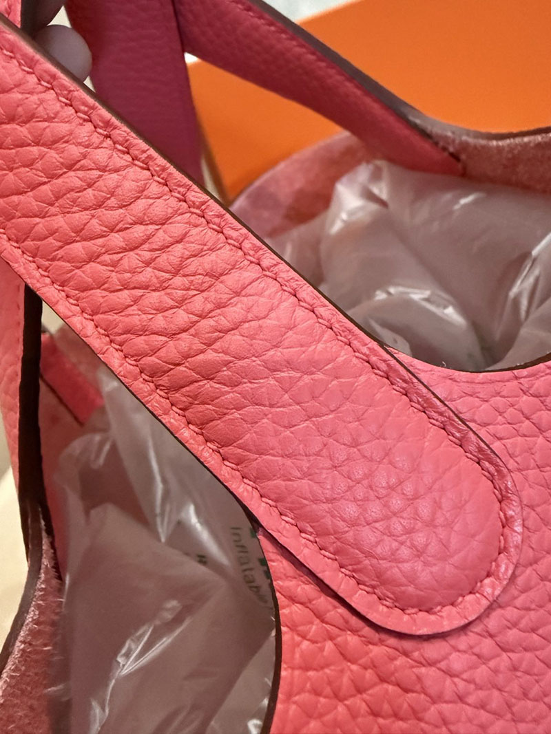 エルメスコピー ピコタンpm 定価 HERMES ピコタンロック 18 PM ローズアザレ トリヨンクレマンス シルバー金具 2524134 - 画像 (2)