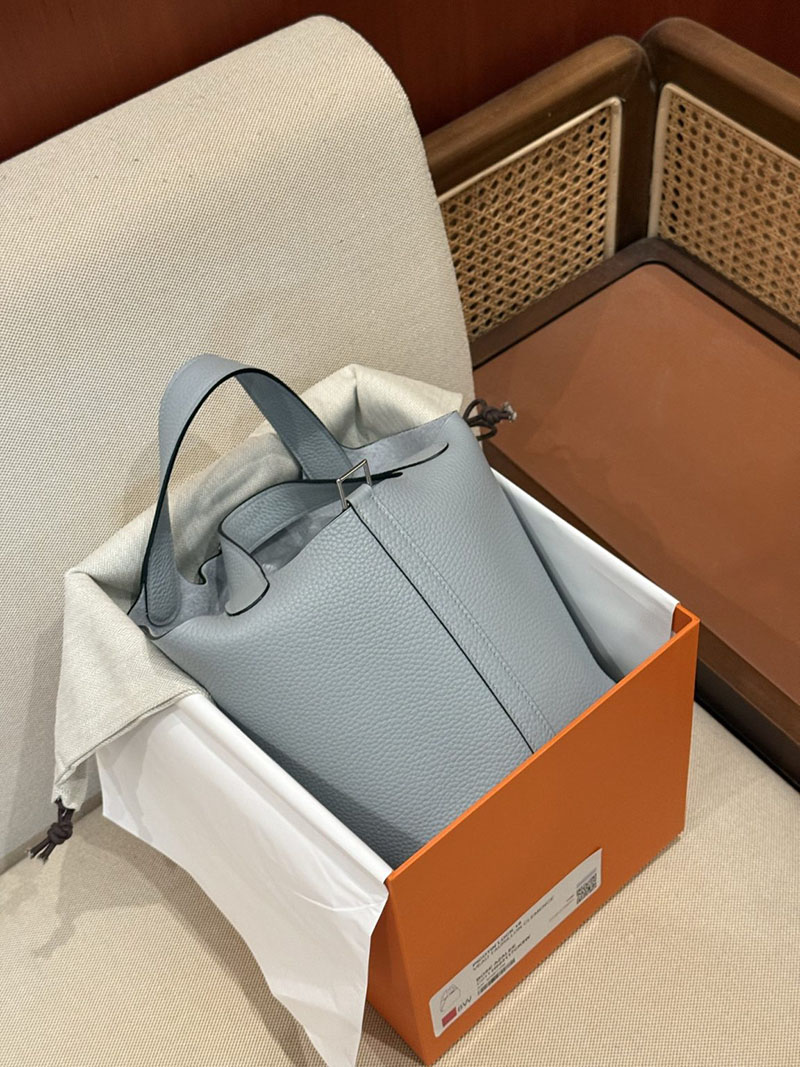 エルメスコピー ピコタンpm 定価 HERMES ピコタンロック 18 PM グリパンタン トリヨンクレマンス シルバー金具 2524135 - 画像 (6)