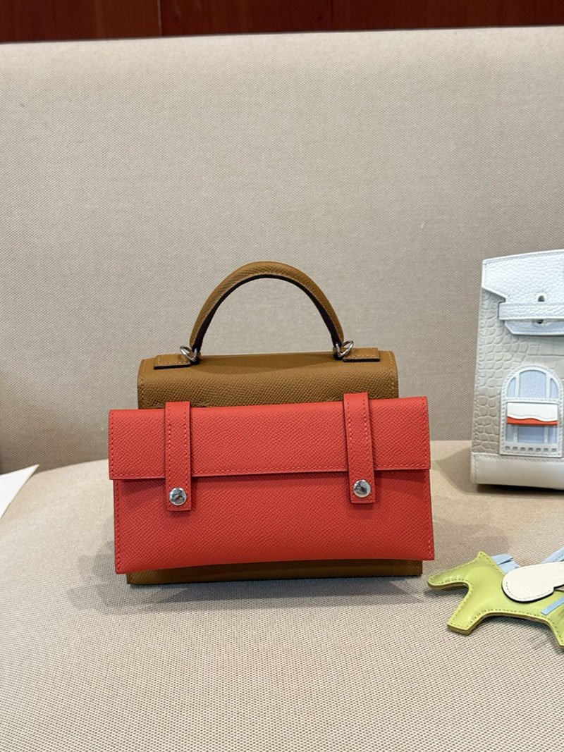 エルメスコピー ケリードールピクト定価 HERMES ケリードールピクト ゴールド エプソン シルバー金具 2524137 - 画像 (7)