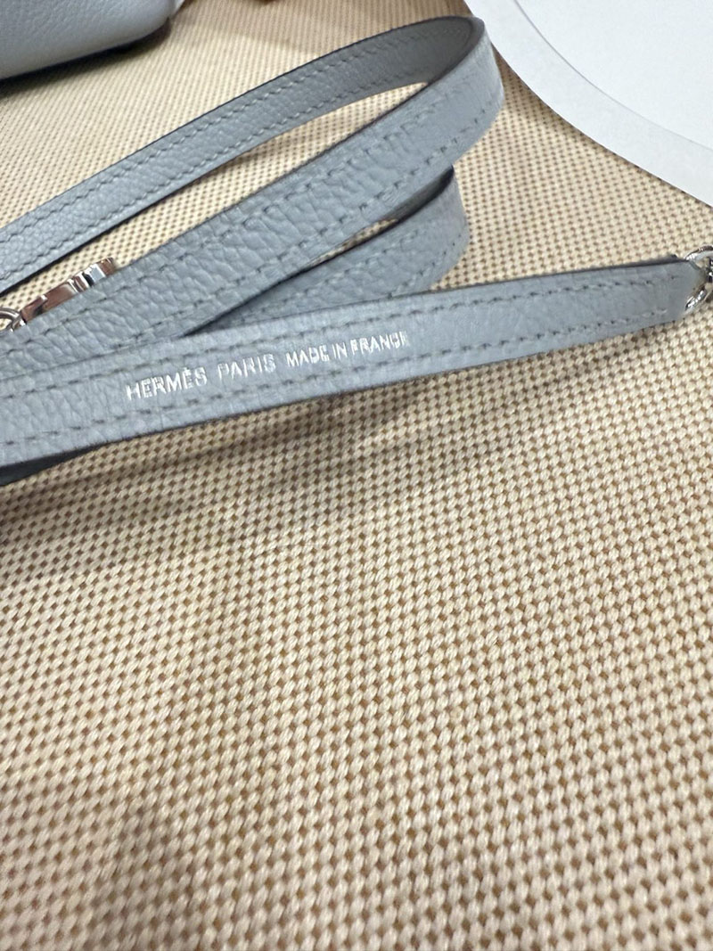 エルメスコピー ボリード1923 ミニ 定価 HERMES ボリード1923 ミニ ブルーグラシエ エバーカラー シルバー金具 2524152 - 画像 (3)