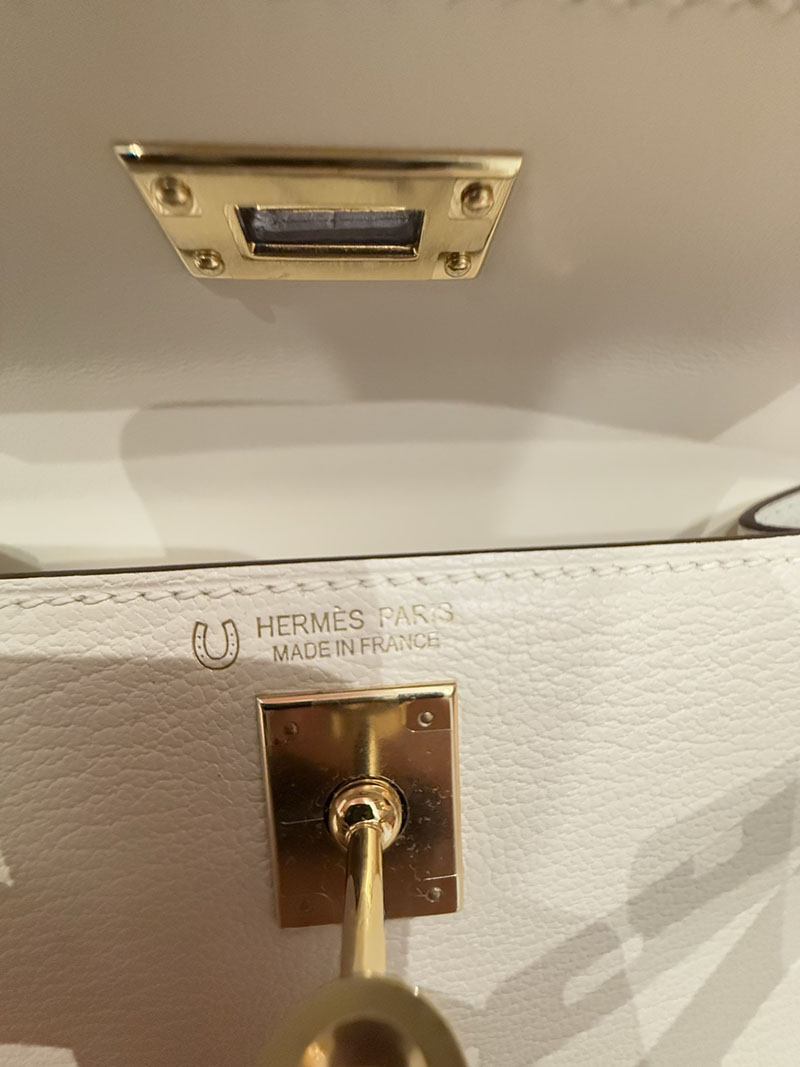 エルメスコピー ミニケリー 定価 HERMES ケリーミニ2 パーソナル ナタ/グリアスファルト ヴォーエプソン ゴールド金具 2524170 - 画像 (2)
