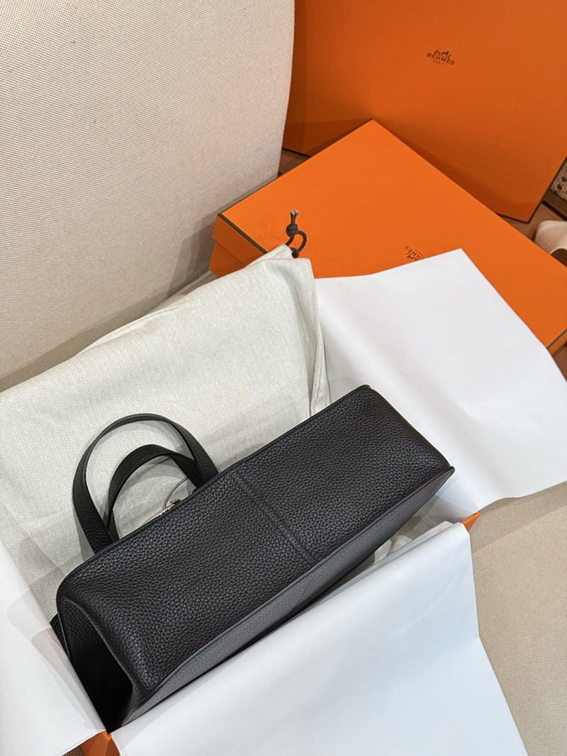 エルメスコピー アルザン31 定価 HERMES アルザン31 黒 ブラック トリヨンクレマンス/スイフト シルバー金具 2524177 - 画像 (7)