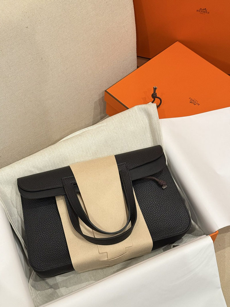 エルメスコピー アルザン31 定価 HERMES アルザン31 黒 ブラック トリヨンクレマンス/スイフト シルバー金具 2524177 - 画像 (3)