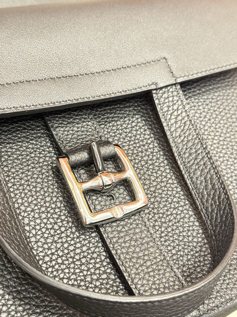 エルメスコピー アルザン31 定価 HERMES アルザン31 黒 ブラック トリヨンクレマンス/スイフト シルバー金具 2524177 - 画像 (2)