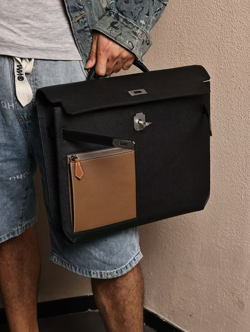 エルメスコピー HERMES ケリーデペッシュ36 カラーマティック 黒 ブラック エバーカラー シルバー金具 2524186 - 画像 (8)
