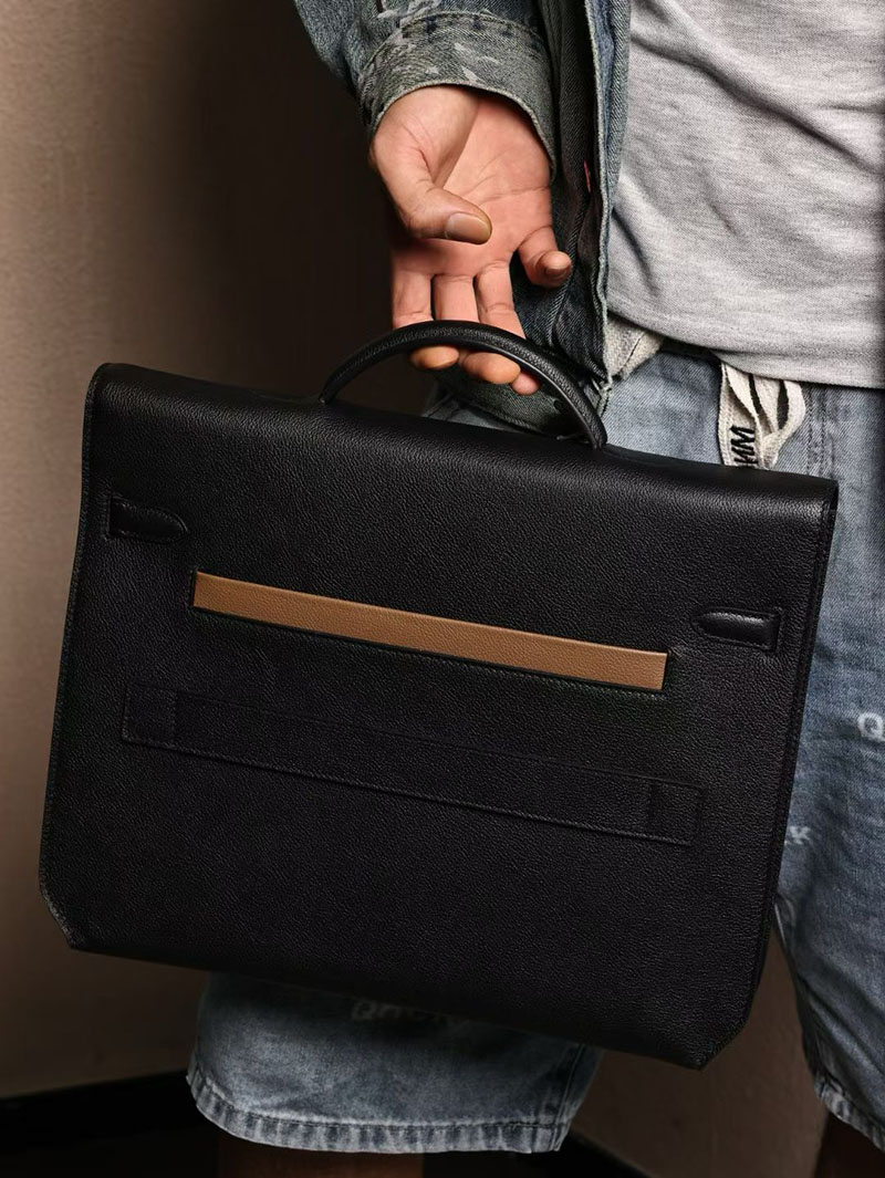 エルメスコピー HERMES ケリーデペッシュ36 カラーマティック 黒 ブラック エバーカラー シルバー金具 2524186 - 画像 (2)