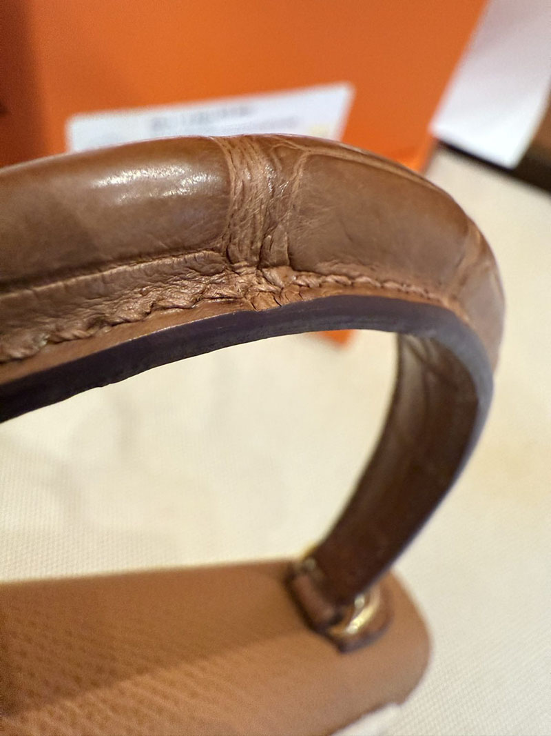エルメス HERMES ケリーミニ2 外縫い ゴールド ヴォーエプソン/クロコダイル アリゲーターマット ゴールド金具 2524198 - 画像 (6)