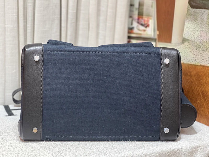 エルメスコピー オータクロア40 メンズ HERMES オータクロア 40cm カーゴ ブルーニュイ トワルアッシュ×スイフト シルバー金具 2524217 - 画像 (8)