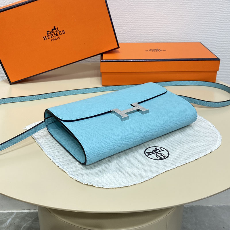 エルメス コンスタンス ロング 定価 HERMES コンスタンスロング トゥーゴー ブルーアトール ヴォーエプソン シルバー金具 2524232 - 画像 (6)