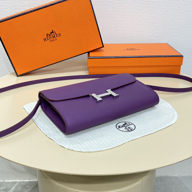 エルメス コンスタンス ロング 定価 HERMES コンスタンスロング トゥーゴー アネモネ ヴォーエプソン シルバー金具 2524235 - 画像 (8)