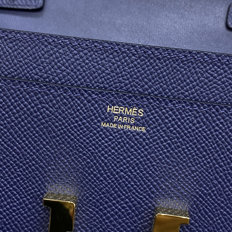 エルメス コンスタンス トゥー ゴー 定価 HERMES コンスタンスロング トゥーゴー ブルーサフィール ヴォーエプソン ゴールド金具 2524241 - 画像 (4)