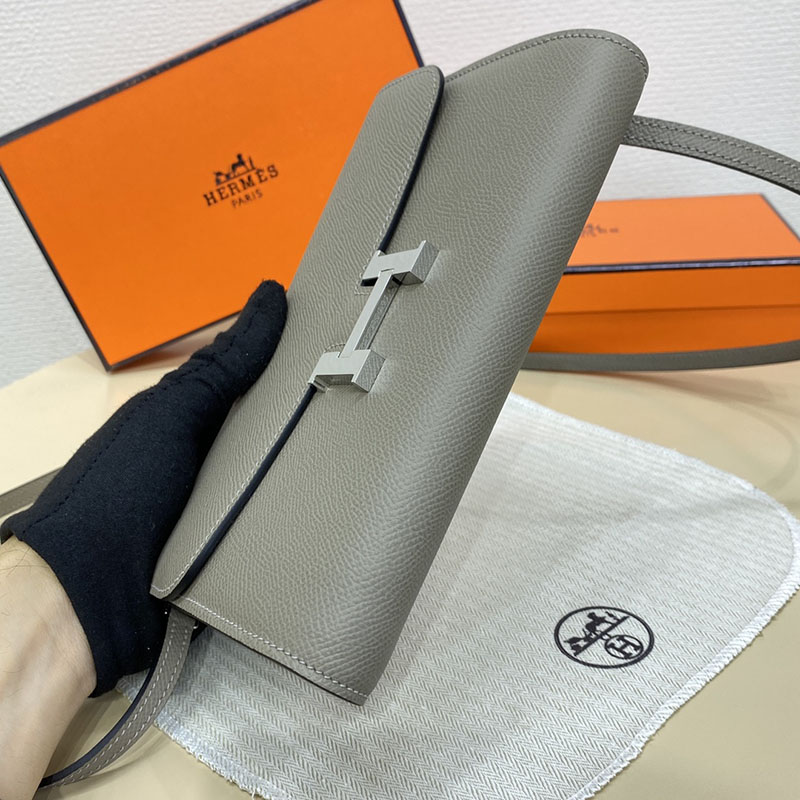 エルメス コンスタンス ロング 定価 HERMES コンスタンスロング トゥーゴー グリアスファルト ヴォーエプソン シルバー金具 2524242 - 画像 (10)