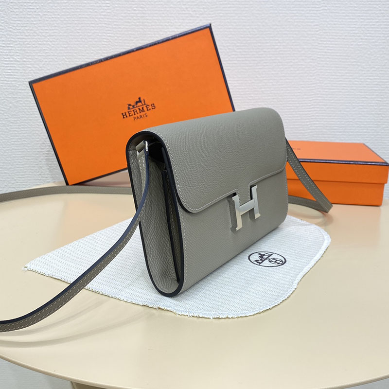 エルメス コンスタンス ロング 定価 HERMES コンスタンスロング トゥーゴー グリアスファルト ヴォーエプソン シルバー金具 2524242 - 画像 (7)