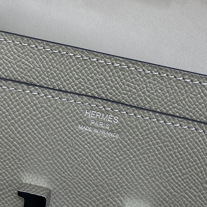 エルメス コンスタンス ロング 定価 HERMES コンスタンスロング トゥーゴー グリアスファルト ヴォーエプソン シルバー金具 2524242 - 画像 (5)