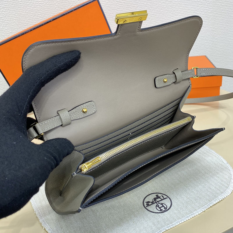 エルメス コンスタンス トゥー ゴー 定価 HERMES コンスタンスロング トゥーゴー グリアスファルト ヴォーエプソン ゴールド金具 2524243 - 画像 (2)
