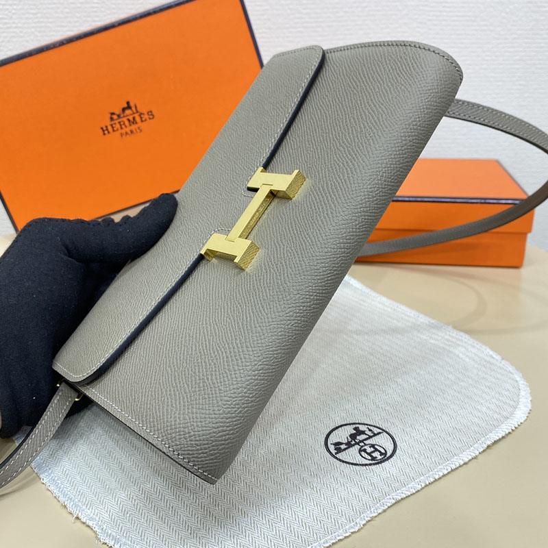 エルメス コンスタンス トゥー ゴー 定価 HERMES コンスタンスロング トゥーゴー グリアスファルト ヴォーエプソン ゴールド金具 2524243 - 画像 (5)