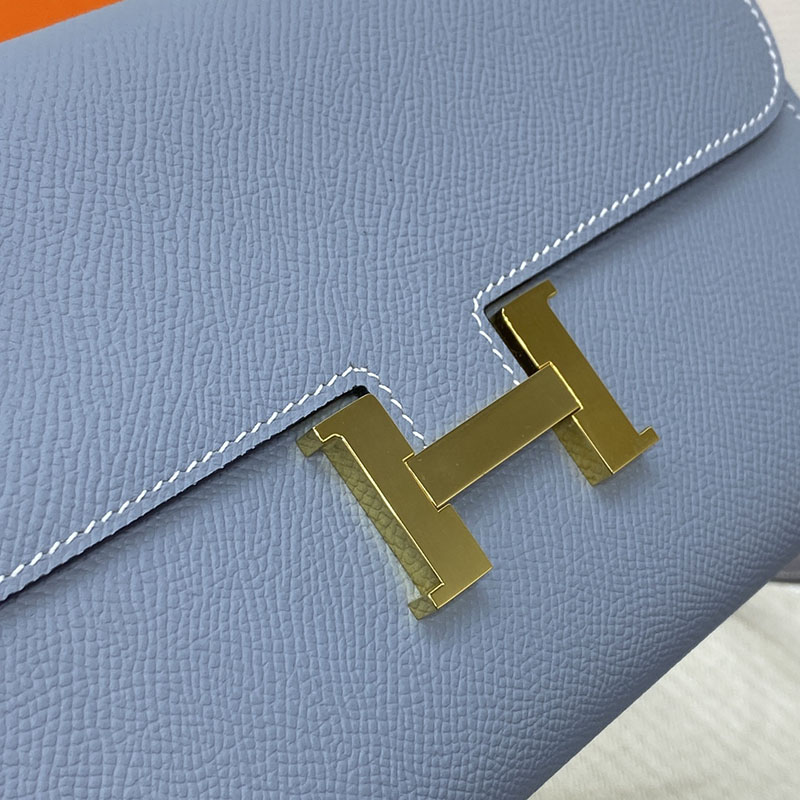 エルメス コンスタンス トゥー ゴー 定価 HERMES コンスタンスロング トゥーゴー ブルーラン ヴォーエプソン ゴールド金具 2524251 - 画像 (8)