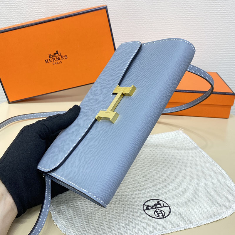 エルメス コンスタンス トゥー ゴー 定価 HERMES コンスタンスロング トゥーゴー ブルーラン ヴォーエプソン ゴールド金具 2524251 - 画像 (6)