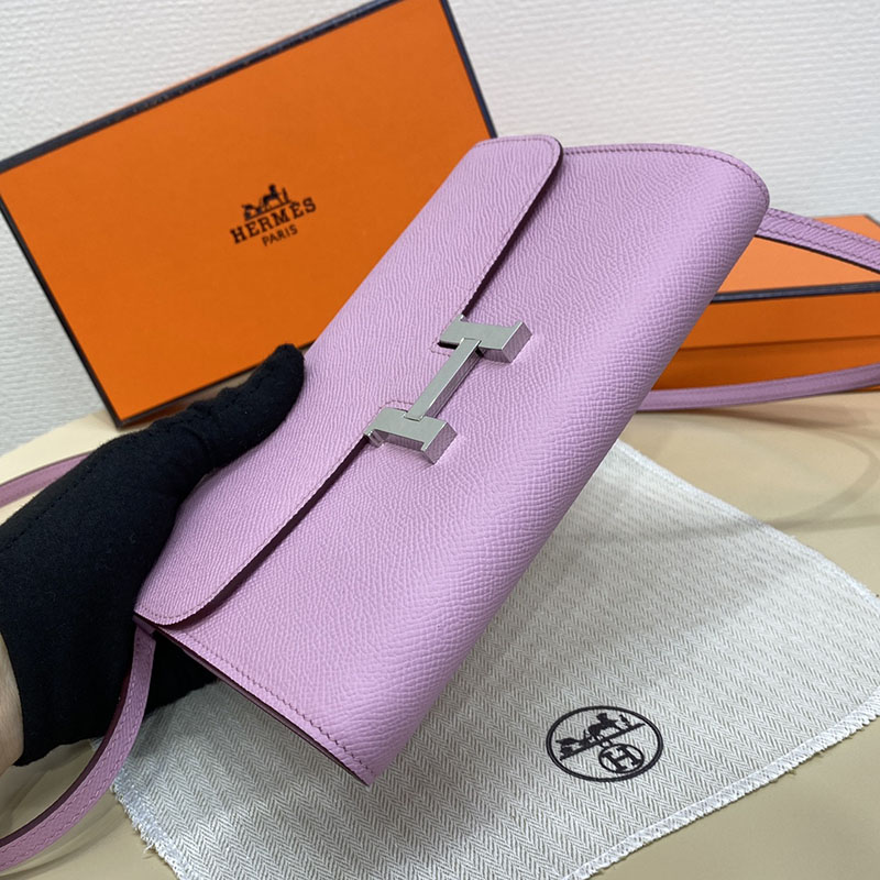 エルメス コンスタンス ロング 定価 HERMES コンスタンスロング トゥーゴー モーヴシルベストル ヴォーエプソン シルバー金具 2524252 - 画像 (2)