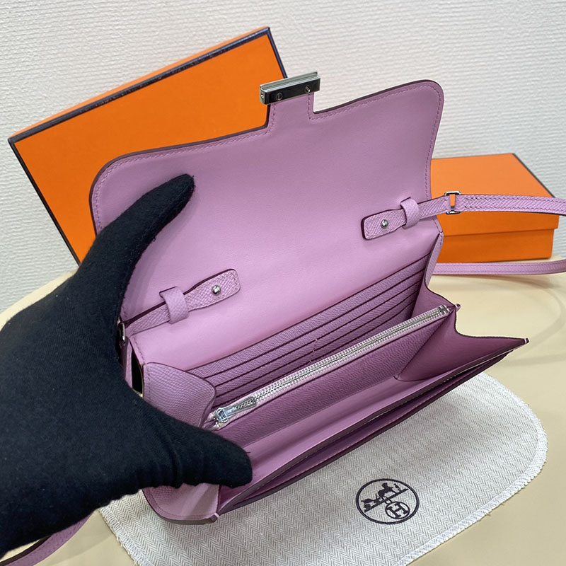 エルメス コンスタンス ロング 定価 HERMES コンスタンスロング トゥーゴー モーヴシルベストル ヴォーエプソン シルバー金具 2524252 - 画像 (4)