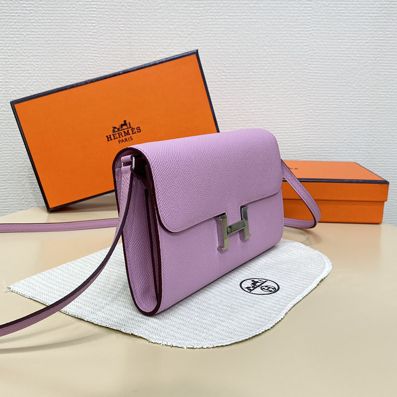 エルメス コンスタンス ロング 定価 HERMES コンスタンスロング トゥーゴー モーヴシルベストル ヴォーエプソン シルバー金具 2524252 - 画像 (3)