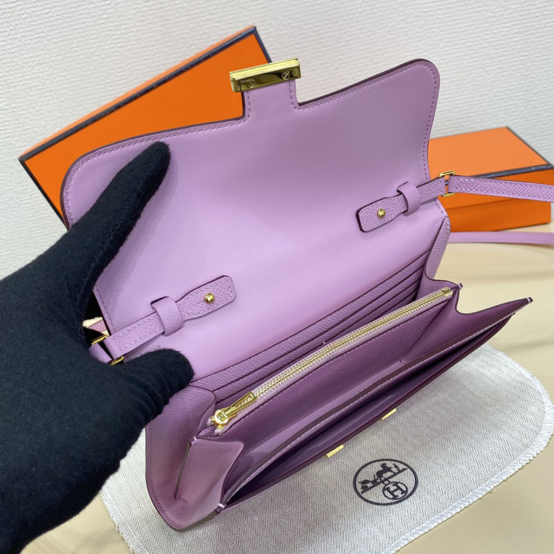 エルメス コンスタンス トゥー ゴー 定価 HERMES コンスタンスロング トゥーゴー モーヴシルベストル ヴォーエプソン ゴールド金具 2524253 - 画像 (3)