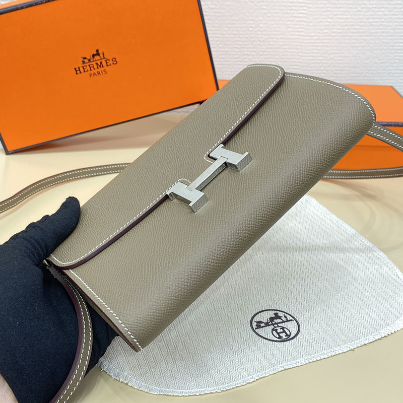 エルメス コンスタンス ロング 定価 HERMES コンスタンスロング トゥーゴー エトゥープ ヴォーエプソン シルバー金具 25242524 - 画像 (9)