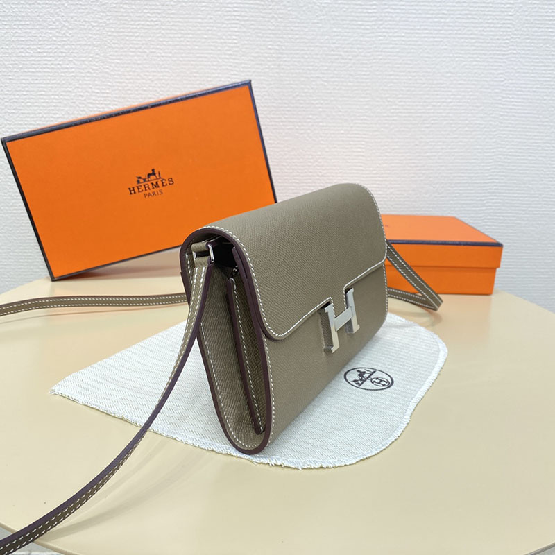 エルメス コンスタンス ロング 定価 HERMES コンスタンスロング トゥーゴー エトゥープ ヴォーエプソン シルバー金具 25242524 - 画像 (7)