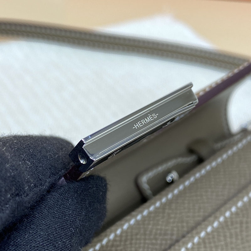 エルメス コンスタンス ロング 定価 HERMES コンスタンスロング トゥーゴー エトゥープ ヴォーエプソン シルバー金具 25242524 - 画像 (6)