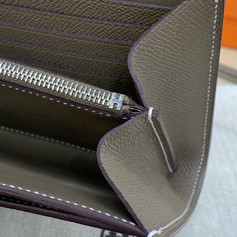 エルメス コンスタンス ロング 定価 HERMES コンスタンスロング トゥーゴー エトゥープ ヴォーエプソン シルバー金具 25242524 - 画像 (5)