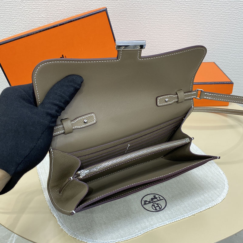 エルメス コンスタンス ロング 定価 HERMES コンスタンスロング トゥーゴー エトゥープ ヴォーエプソン シルバー金具 25242524 - 画像 (3)
