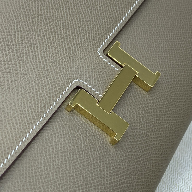 エルメス コンスタンス トゥー ゴー 定価 HERMES コンスタンスロング トゥーゴー エトゥープ ヴォーエプソン ゴールド金具 2524255 - 画像 (6)