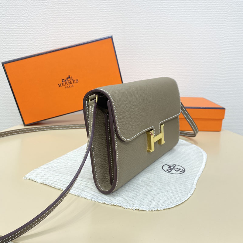 エルメス コンスタンス トゥー ゴー 定価 HERMES コンスタンスロング トゥーゴー エトゥープ ヴォーエプソン ゴールド金具 2524255 - 画像 (5)