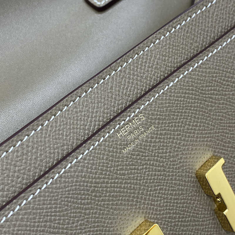 エルメス コンスタンス トゥー ゴー 定価 HERMES コンスタンスロング トゥーゴー エトゥープ ヴォーエプソン ゴールド金具 2524255 - 画像 (3)