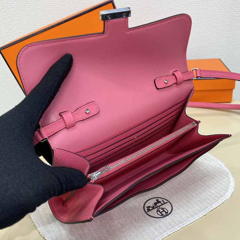 エルメス コンスタンス ロング 定価 HERMES コンスタンスロング トゥーゴー ローズリップスティック ヴォーエプソン シルバー金具 2524258 - 画像 (8)