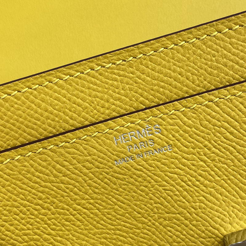 エルメス コンスタンス ロング 定価 HERMES コンスタンスロング トゥーゴー ジョーヌアンブル ヴォーエプソン シルバー金具 2524260 - 画像 (8)