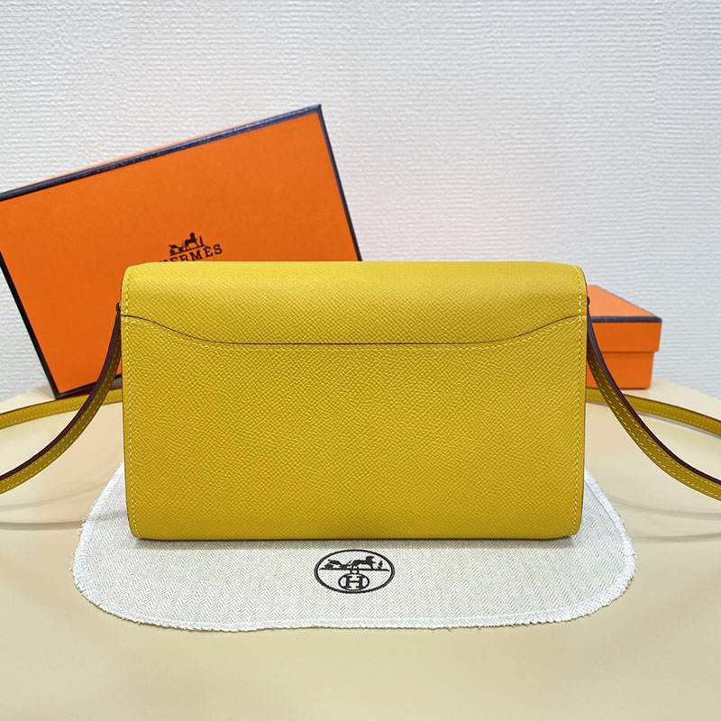 エルメス コンスタンス ロング 定価 HERMES コンスタンスロング トゥーゴー ジョーヌアンブル ヴォーエプソン シルバー金具 2524260 - 画像 (6)