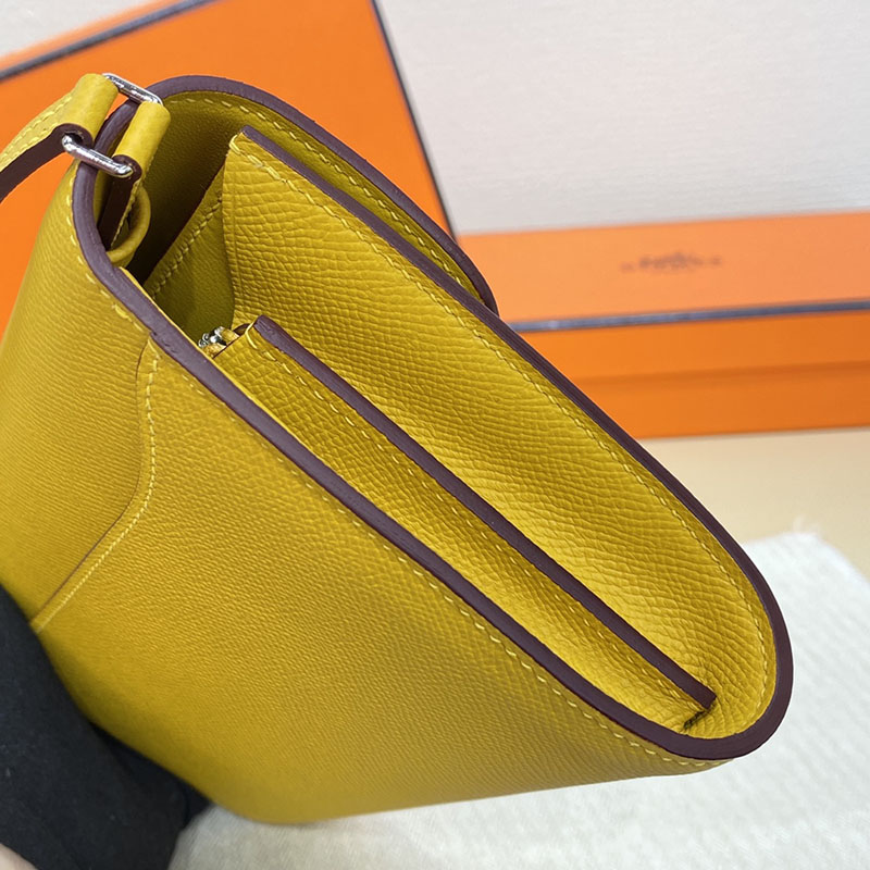 エルメス コンスタンス ロング 定価 HERMES コンスタンスロング トゥーゴー ジョーヌアンブル ヴォーエプソン シルバー金具 2524260 - 画像 (4)