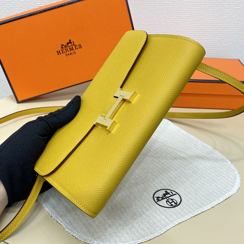 エルメス コンスタンス トゥー ゴー 定価 HERMES コンスタンスロング トゥーゴー ジョーヌアンブル ヴォーエプソン ゴールド金具 2524261 - 画像 (2)